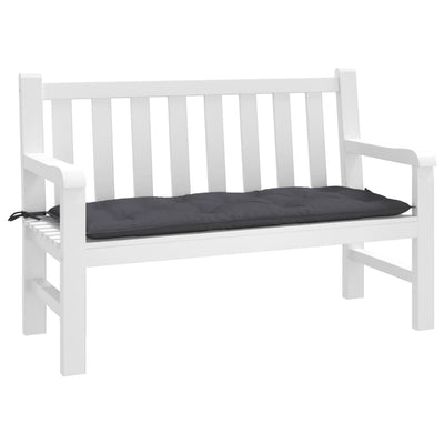 Stella Homewares Garden Bench Cushion Anthracite 120x50x7 cm Oxford Fabric