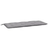Stella Homewares Garden Bench Cushion Grey 120x50x7 cm Oxford Fabric