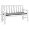 Stella Homewares Garden Bench Cushion Grey 120x50x7 cm Oxford Fabric
