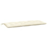 Stella Homewares Garden Bench Cushion Cream 120x50x7 cm Oxford Fabric