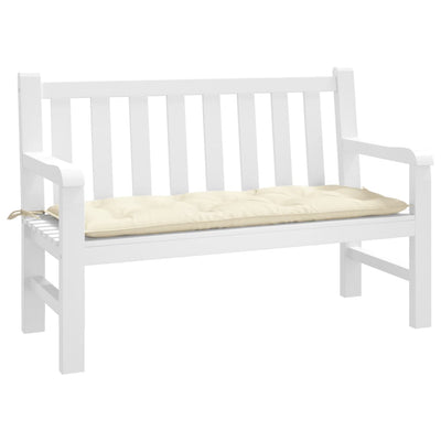 Stella Homewares Garden Bench Cushion Cream 120x50x7 cm Oxford Fabric