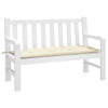 Stella Homewares Garden Bench Cushion Cream 120x50x7 cm Oxford Fabric
