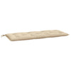 Stella Homewares Garden Bench Cushion Beige 120x50x7 cm Oxford Fabric