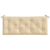 Stella Homewares Garden Bench Cushion Beige 120x50x7 cm Oxford Fabric