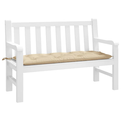 Stella Homewares Garden Bench Cushion Beige 120x50x7 cm Oxford Fabric