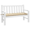 Stella Homewares Garden Bench Cushion Beige 120x50x7 cm Oxford Fabric