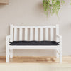 Stella Homewares Garden Bench Cushion Black 120x50x7 cm Oxford Fabric
