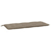 Stella Homewares Garden Bench Cushion Taupe 120x50x7 cm Oxford Fabric