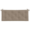 Stella Homewares Garden Bench Cushion Taupe 120x50x7 cm Oxford Fabric