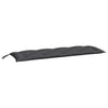Stella Homewares Garden Bench Cushion Anthracite 150x50x7 cm Oxford Fabric
