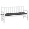 Stella Homewares Garden Bench Cushion Anthracite 150x50x7 cm Oxford Fabric