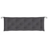 Stella Homewares Garden Bench Cushion Anthracite 150x50x7 cm Oxford Fabric
