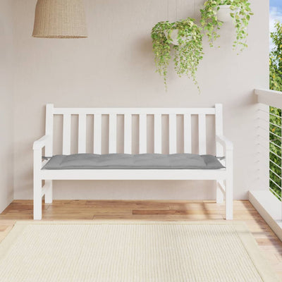 Stella Homewares Garden Bench Cushion Grey 150x50x7 cm Oxford Fabric