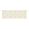 Stella Homewares Garden Bench Cushion Cream 150x50x7 cm Oxford Fabric