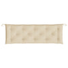 Stella Homewares Garden Bench Cushion Beige 150x50x7 cm Oxford Fabric