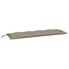 Stella Homewares Garden Bench Cushion Taupe 150x50x7 cm Oxford Fabric