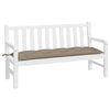 Stella Homewares Garden Bench Cushion Taupe 150x50x7 cm Oxford Fabric
