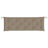 Stella Homewares Garden Bench Cushion Taupe 150x50x7 cm Oxford Fabric