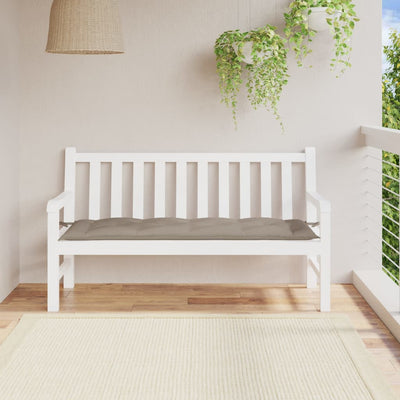 Stella Homewares Garden Bench Cushion Taupe 150x50x7 cm Oxford Fabric