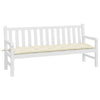 Stella Homewares Garden Bench Cushion Cream 180x50x7 cm Oxford Fabric