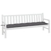Stella Homewares Garden Bench Cushion Anthracite 200x50x7 cm Oxford Fabric