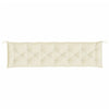 Stella Homewares Garden Bench Cushion Cream 200x50x7 cm Oxford Fabric