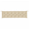 Stella Homewares Garden Bench Cushion Beige 200x50x7 cm Oxford Fabric