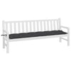 Stella Homewares Garden Bench Cushion Black 200x50x7 cm Oxford Fabric