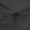 Stella Homewares Garden Bench Cushion Black 200x50x7 cm Oxford Fabric