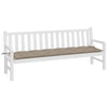 Stella Homewares Garden Bench Cushion Taupe 200x50x7 cm Oxford Fabric