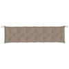 Stella Homewares Garden Bench Cushion Taupe 200x50x7 cm Oxford Fabric
