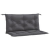 Stella Homewares Garden Bench Cushions 2 pcs Anthracite 100x50x7 cm Oxford Fabric