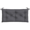 Stella Homewares Garden Bench Cushions 2 pcs Anthracite 100x50x7 cm Oxford Fabric