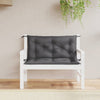 Stella Homewares Garden Bench Cushions 2 pcs Anthracite 100x50x7 cm Oxford Fabric