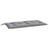 Stella Homewares Garden Bench Cushions 2pcs Grey 100x50x7 cm Oxford Fabric