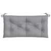 Stella Homewares Garden Bench Cushions 2pcs Grey 100x50x7 cm Oxford Fabric