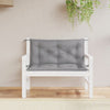 Stella Homewares Garden Bench Cushions 2pcs Grey 100x50x7 cm Oxford Fabric
