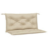 Stella Homewares Garden Bench Cushions 2 pcs Beige 100x50x7 cm Oxford Fabric