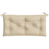 Stella Homewares Garden Bench Cushions 2 pcs Beige 100x50x7 cm Oxford Fabric