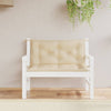 Stella Homewares Garden Bench Cushions 2 pcs Beige 100x50x7 cm Oxford Fabric