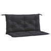 Stella Homewares Garden Bench Cushions 2pcs Black 100x50x7 cm Oxford Fabric