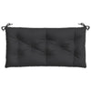 Stella Homewares Garden Bench Cushions 2pcs Black 100x50x7 cm Oxford Fabric