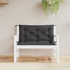 Stella Homewares Garden Bench Cushions 2pcs Black 100x50x7 cm Oxford Fabric