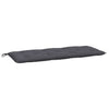 Stella Homewares Garden Bench Cushions 2pcs Anthracite 120x50x7cm Oxford Fabric