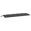 Stella Homewares Garden Bench Cushions 2pcs Anthracite 150x50x7cm Oxford Fabric