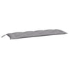 Stella Homewares Garden Bench Cushions 2pcs Grey 150x50x7cm Oxford Fabric