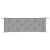 Stella Homewares Garden Bench Cushions 2pcs Grey 150x50x7cm Oxford Fabric