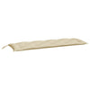 Stella Homewares Garden Bench Cushions 2 pcs Beige 150x50x7 cm Oxford Fabric