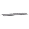 Stella Homewares Garden Bench Cushions 2pcs Grey 180x50x7cm Oxford Fabric