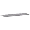 Stella Homewares Garden Bench Cushions 2pcs Grey 200x50x7cm Oxford Fabric